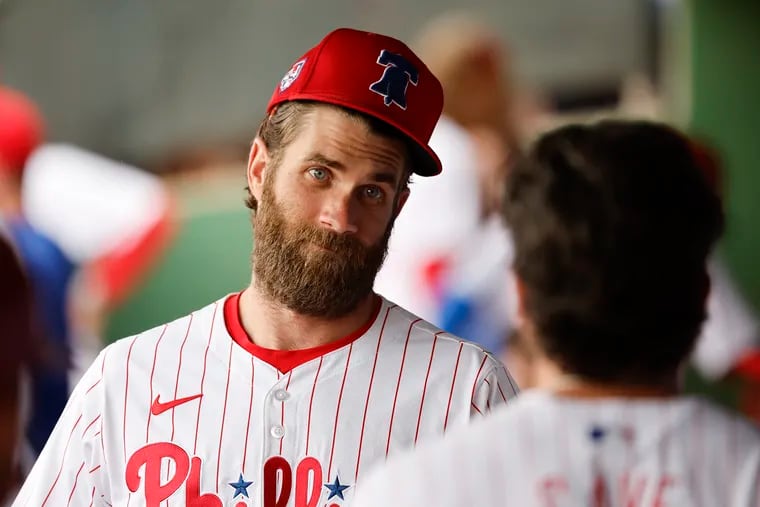 At age 31, entering his 13th major-league season, Phillies star Bryce Harper is making a full-time move to a new position: First base.