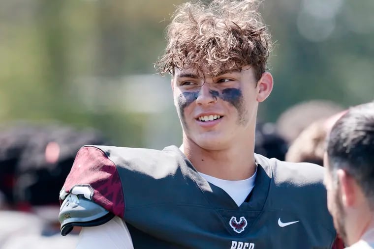 St. Joseph's Prep’s Anthony Sacca announced his commitment to Notre Dame on Saturday.